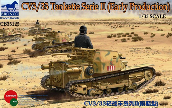 Bronco CB35125 CV3/33 Tankette Serie II (Early Production) 1/35