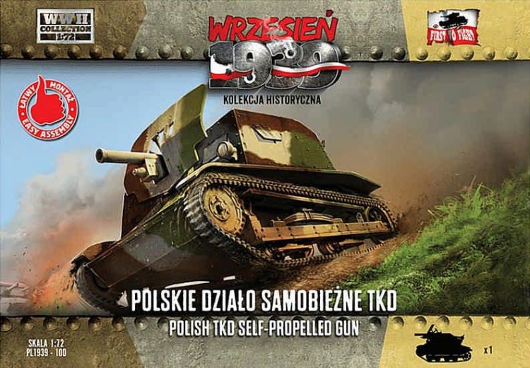 First To Fight FTF-100 Polish TKD Self-Propelled Gun 1/72