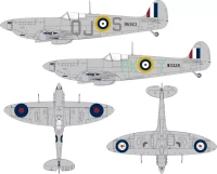 Eduard JX348 Mask Spitfire Mk.Vb early Brit.nat.insignia 1/32