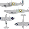 Eduard JX348 Mask Spitfire Mk.Vb early Brit.nat.insignia 1/32