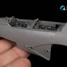 Quinta studio QD+48387 F-4E early с установленным предкрылком крыла (Meng) (с 3D-печатными деталями) 3D Декаль интерьера кабины 1/48
