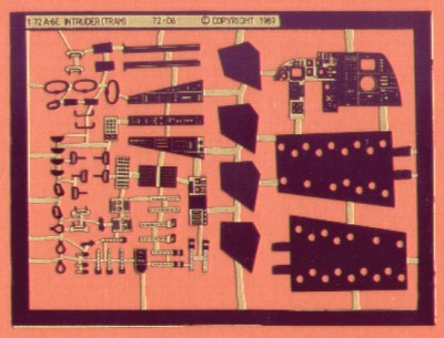 Airwaves (etched) AEC72006 Grumman A-6E 'TRAM' Intruder 1/72