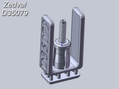 Zedval D35079 Антенный ввод радиостанции 9-Р 1/35