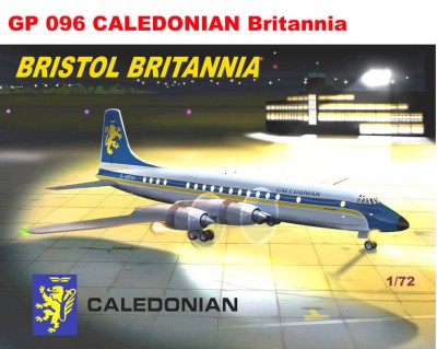 Mach 2 MACHGP096 Bristol Britannia Caledonian 1/72