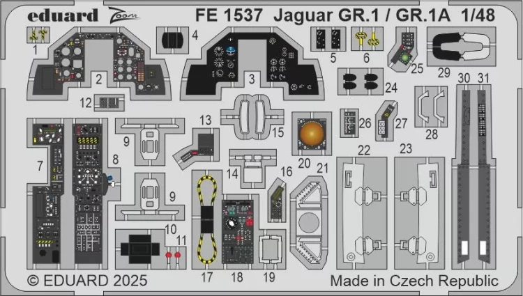 Eduard FE1537 Jaguar GR.1 / GR.1A (AIRF) 1/48