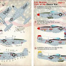 Print Scale 48-171 F-51 Mustang Korean War, part 2 (wet decals) 1/48