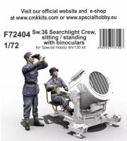 Cmk F72404 Sw.36 Searchlight Crew (2 fig.) 1/72