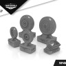 Temp Models 48571 Колеса шасси Су-57 1/48