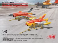 Icm 48399 US Aerial Target Drones w/ trolleys (2 pcs.) 1/48
