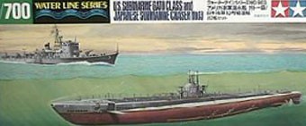 Tamiya 31903 Амер.подлодка Gato class, бомбардировщик B-24 и яп.противолод.корабль 1/700