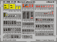 Eduard 32508 F-18 placards
