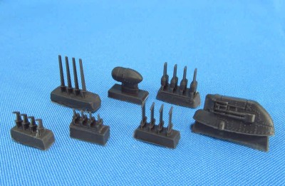 Metallic Details MDR4885 Mil Mi-24V/VP Antennas and sensors (designed to be used with Revell and Zvezda kits) 1/48