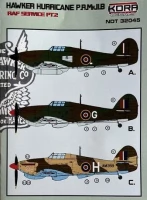 Kora Model KORNDT32045 Decals Hawker Hurricane PR Mk.IIB RAF, Part 2 1/32