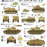 Star Decals STAR35858 SPGs and AFVs. Grille Ausf.H, Marder III Ausf.H Flamm-Pz.Kpfw.III Sturmgeschutz/StuG.IV, German Sd.Kfz.250/7 1/35
