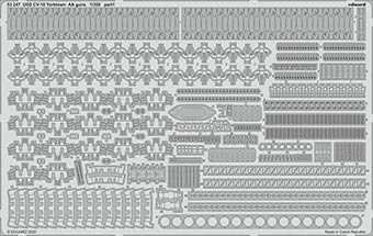 Eduard 53247 SET 1/350 USS CV-10 Yorktown AA guns (TRUMP)