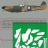 Print Scale M72005 Mask&Decal Supermarine Spitfire Mk.1 Part 3 1/72