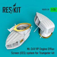 Reskit RSU35-0028 Mi-24V/VP Engine Efflux Screen System (TRUMP) 1/35