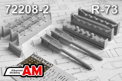 Advanced Modeling AMC 72208-3 Авиационная управляемая ракета Р-73 с пусковой П-72 1/72
