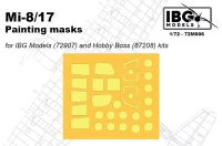 IBG Models M7206 Mi-17 Painting Mask set (IBG/HOBBYB) 1/72
