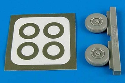 Aires 7209 Mil Mi-8 wheels &amp; paint masks 1/72