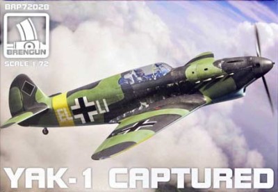 Brengun BRP72028 Yakovlev Yak-1 captured (plastic kit) 1/72