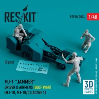 Reskit F48034 MJ-1 Driver&airmens (Gulf War) scene 1 1/48