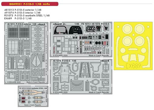 Eduard BIG49251 1/48 P-51D-5 (AIRF)