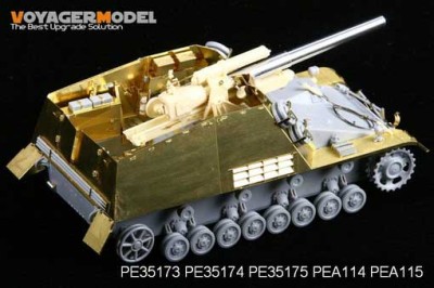 Voyager Model PE35175 Фототравление WWII Hummel Early Version Amour Plate (For DRAGON 6150/6204) 1/35