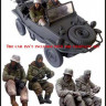 Evolution Miniatures 35053 SS Schwimmwagen crew ( Kharkow, winter 1943 )