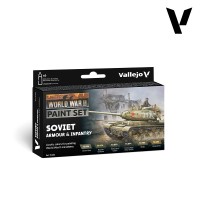 Valejio VAL-70202 Набор цвета бронетанковых и пехотных войск ссср 2 мв 6 шт