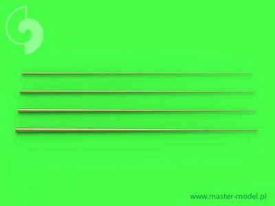 Master SM-700-047 Set of universal tapered masts No1 (length = 60mm each, diameters = 0,15/0,6mm; 0,2/0,8mm; 0,25/1mm; 0,3/1,2mm)
