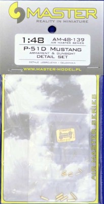 Master AM-48-139 1/48 P-51D Mustang Armament &amp; Gunsight set