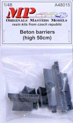 Mp Originals Masters Models MP-A48015 1/48 Concrete barriers (50cm high)