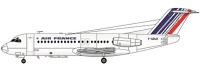 F-rsin Plastic FRP4087 Fokker F-28-4000 Air France (newer colours) 1/144