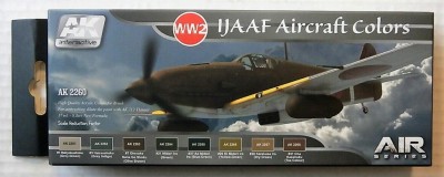 AK Interactive AK-02260 Набор акриловых акриловых красок Цвета японских ВВС 2-МВ