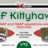 Dk Decals 72097 DAF Kittyhawks over Italy, 1943-45 (20x camo) 1/72
