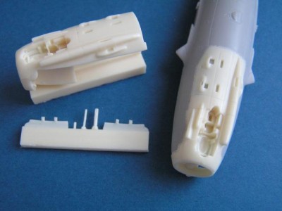 Pavla Models U72-100 MiG-15bis nose underside for HobbyBoss 1:72