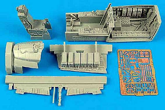 Aires 4409 F-15C Eagle (late v.) cockpit set 1/48