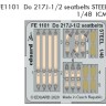 Eduard FE1111 1/48 Do 217J-1/2 seatbelts STEEL (ICM)