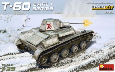 MiniArt 35215 Легкий танк Т-60 (с интерьером) 1/35