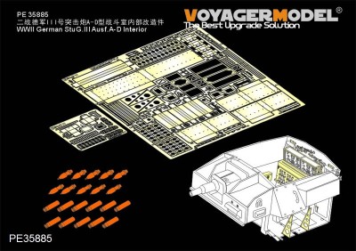 Voyager Model PE35885 WWII German StuG.III Ausf.A-D Interior (For dragon) 1/35