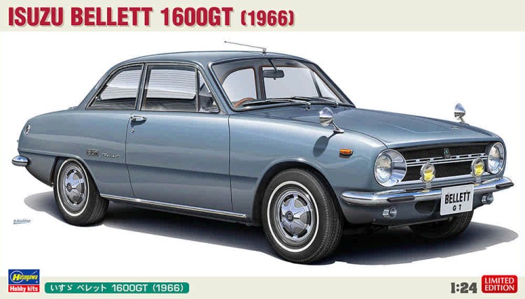 Hasegawa 20701 Isuzu Bellett 1600GT (1966) (Limited Edition) 1/24