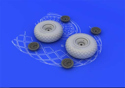 Eduard 648078 1/48 Набор дополнений B-17 wheels