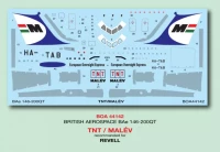 BOA 44142 Decals Brit.Aerospace 146-200 Mal?v TNT 1/144