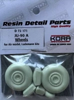Kora Model AD72171 Wheels for Ju-90A (Air Model, Ludemann kits) 1/72