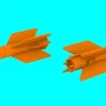 Lf Model 3D4805 AS.11 missile - 2 pcs. (3D-printed) 1/48