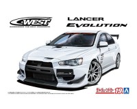 Aoshima 69295 C-WEST CZ4A LANCER EVOLUTION X '07 (MITSUBISHI) 1/24