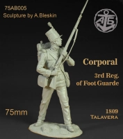 Bleskin miniatures AB75005 Капрал 3го полка Пешей гвардии Англия 1809 1/24
