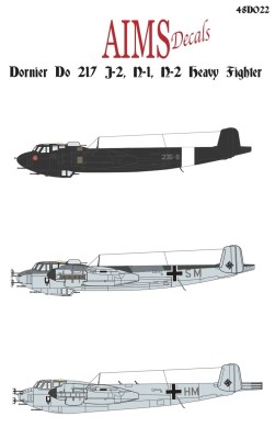 Aims AIMS48D022 Dornier Do-217N-1 Night Fighters 1/48