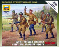 Звезда 6179 Советская кадровая пехота 1941-1942 1/72